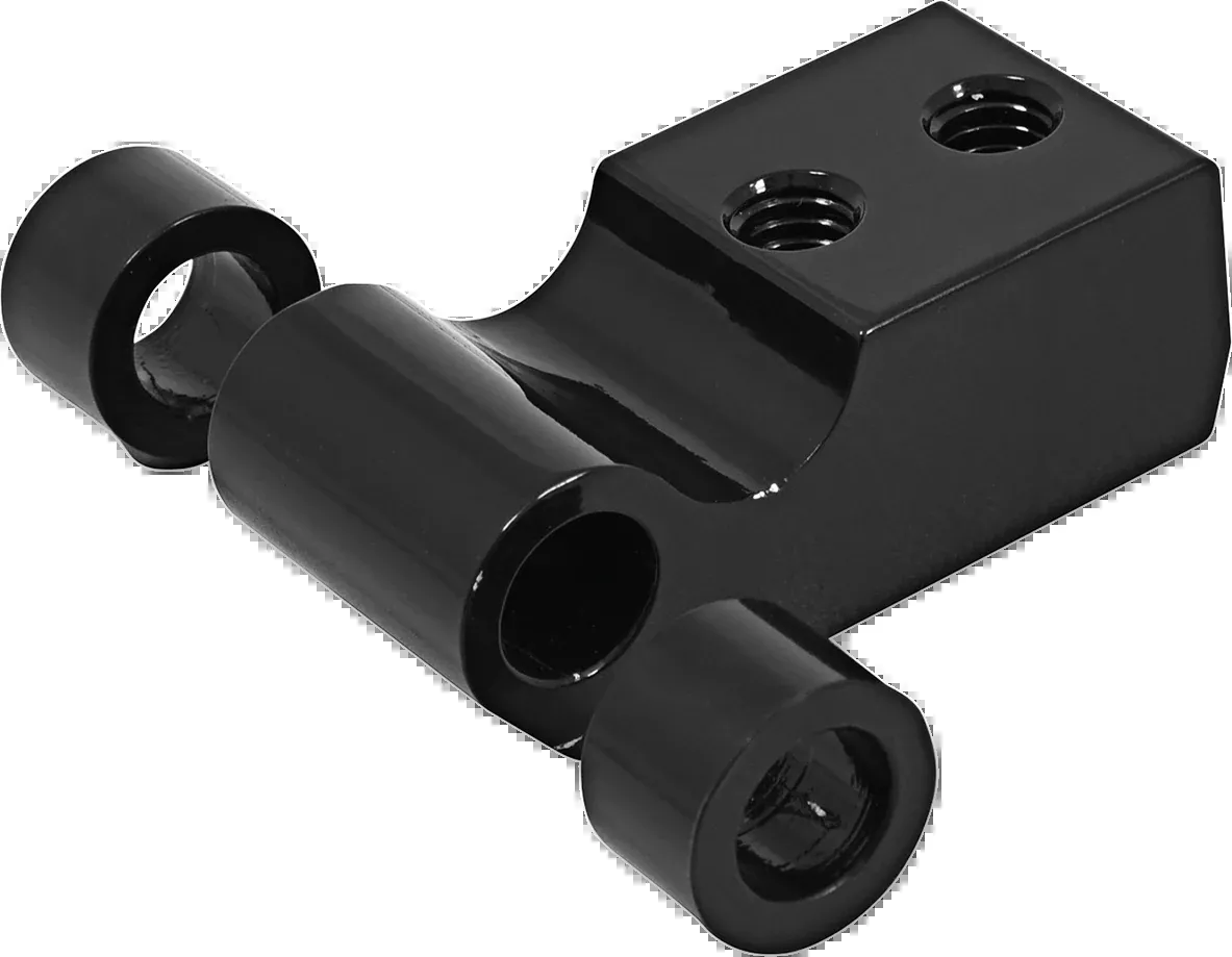 Memphis Shades Black Short Headlight Extension Block 2018-2020 Harley Street Bob