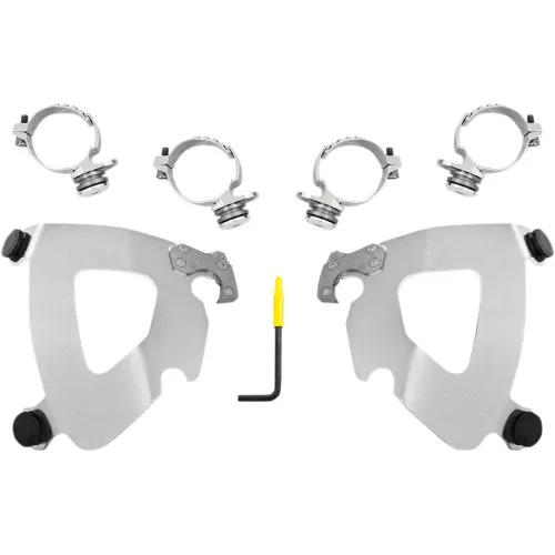 Memphis Shades Gauntlet Fairing Trigger-Lock Mount Kit for 2018 Harley Low Rider