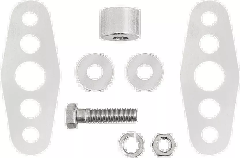 Memphis Shades Long Polished Motorcycle 3" Headlight Extension Block Harley