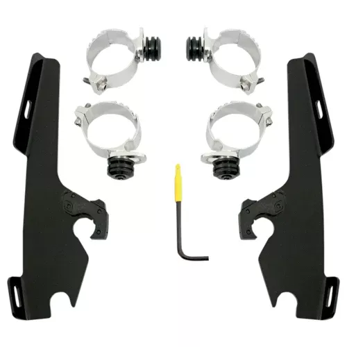 Memphis Trigger Lock Mount Kit for Harley Dyna Models – Black – MEB8977