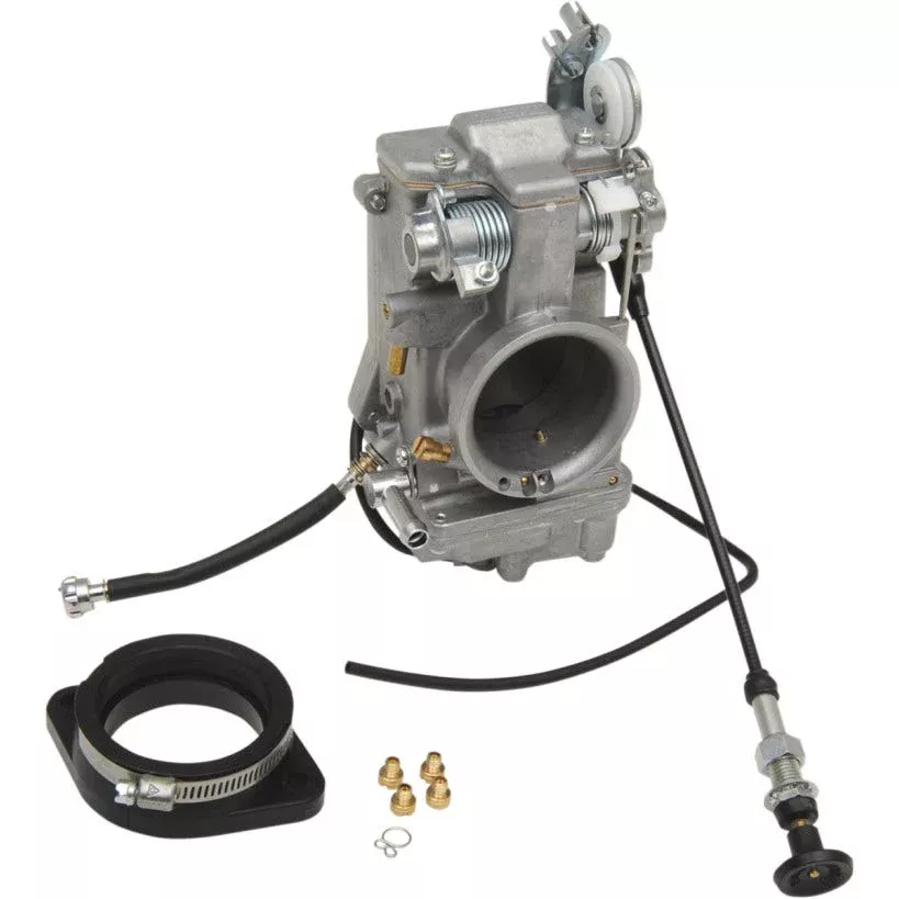 Mikuni Smoothbore Natural Carburetor HSR48 48 MM Carb 48-2 Harley EVO Twin Cam