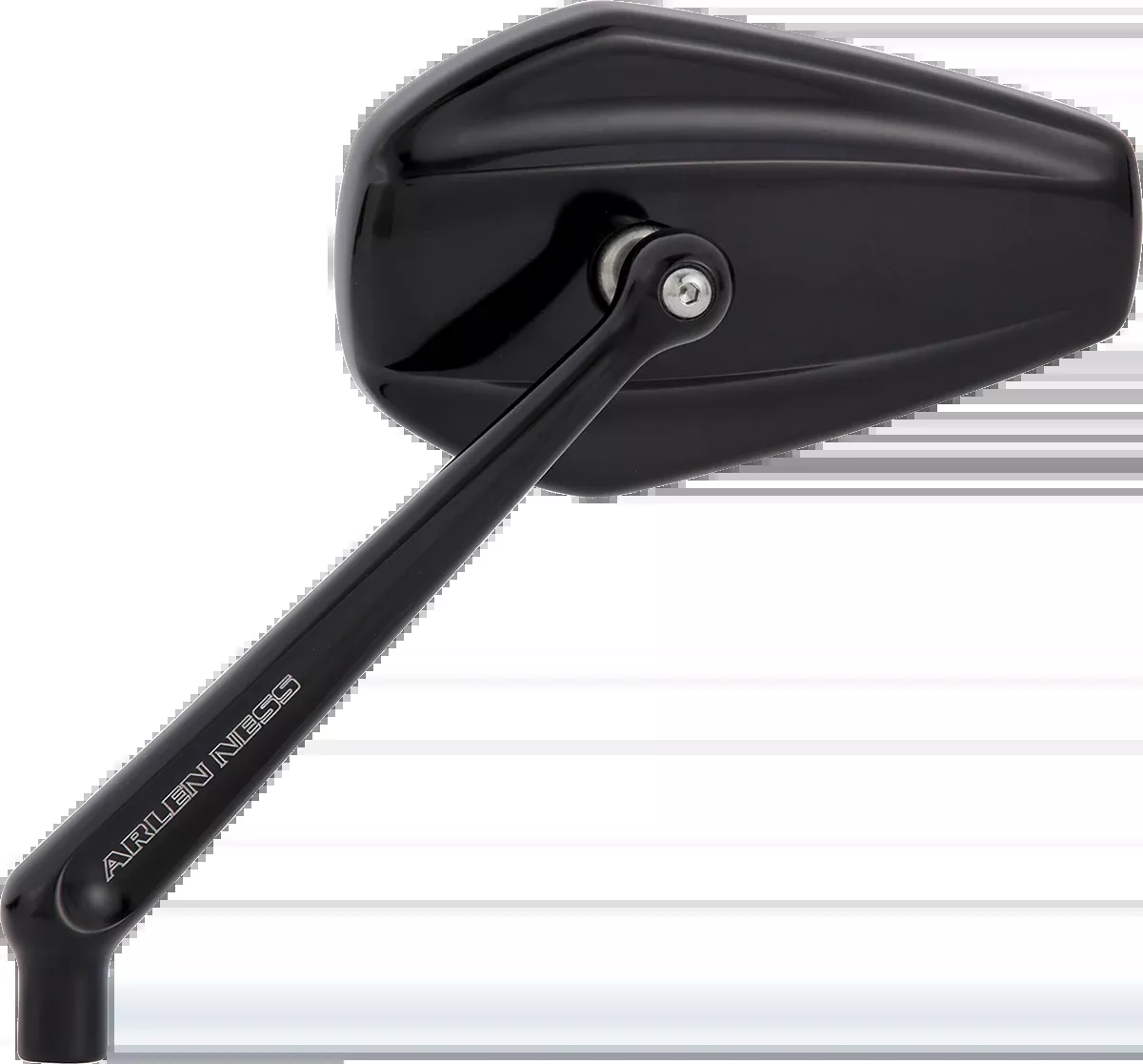 Mirror - Mini/Stocker - Side View - Hexagon - Black - Right
