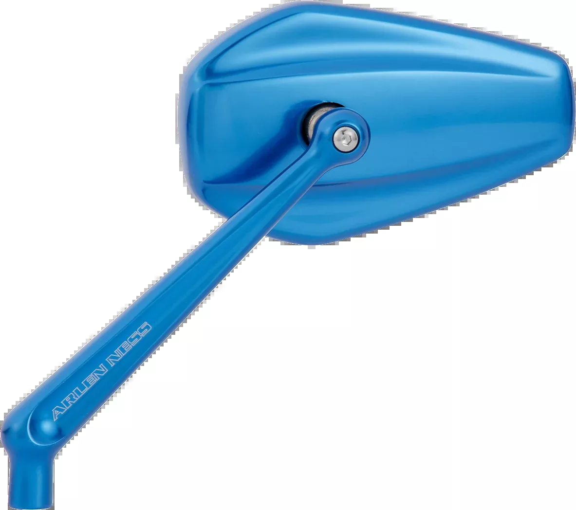 Mirror - Mini/Stocker - Side View - Hexagon - Blue - Left