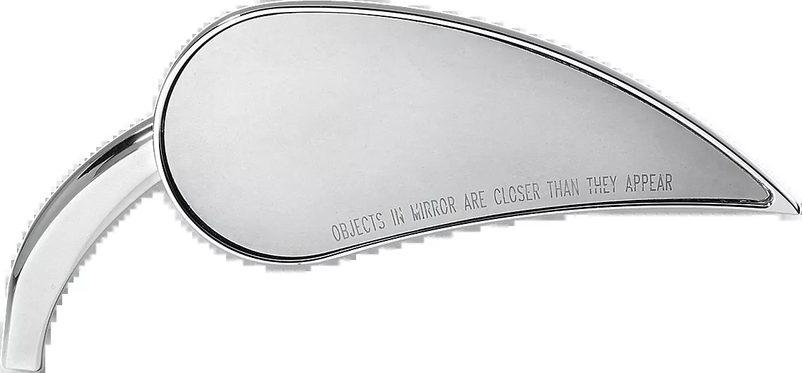 Mirror - Rad III - Side View - Teardrop - Chrome - Right