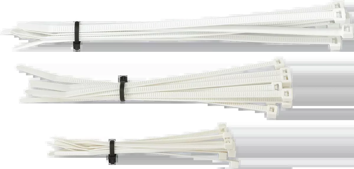 Moose Offroad Cable Ties – White – 30-Pack-303-4689