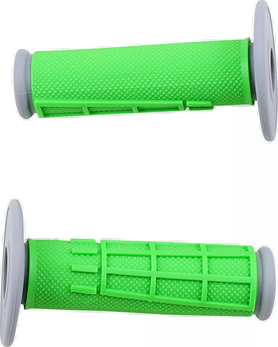 Moose Offroad Comp Diamond Half Waffle Grips – Green-1MG2315-GEM