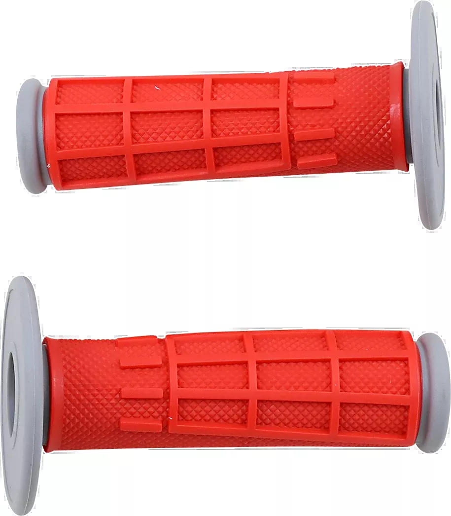 Moose Offroad Comp Diamond Half Waffle Grips – Red-1MG2315-REM