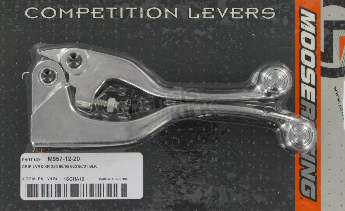 Moose Offroad Competition Lever Set – Black-1SGHA12