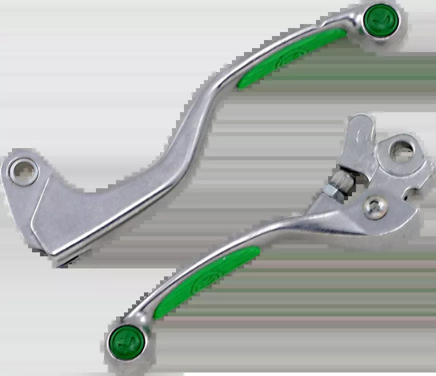 Moose Offroad Competition Lever Set - Green-1SGWF39