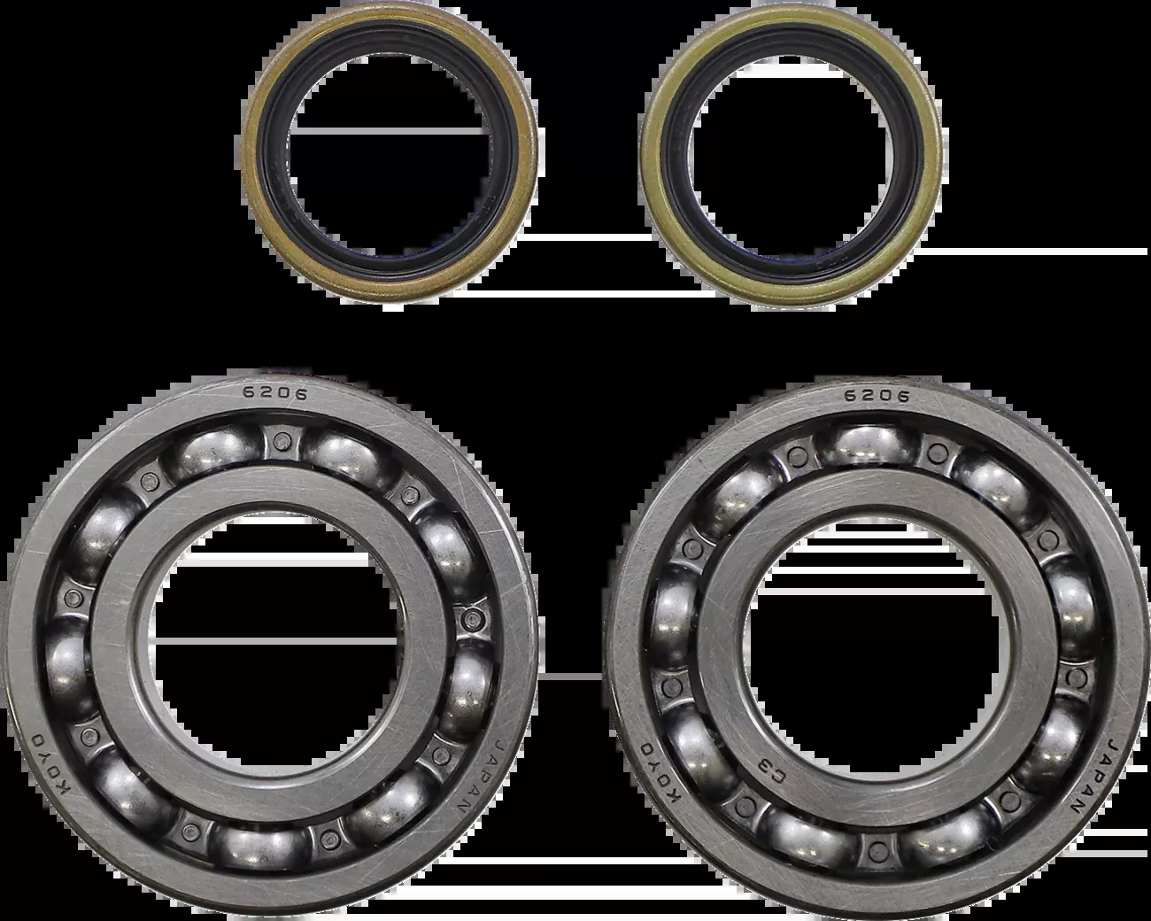 Moose Offroad Crank Bearing/Seal Kit – Beta-24-1122