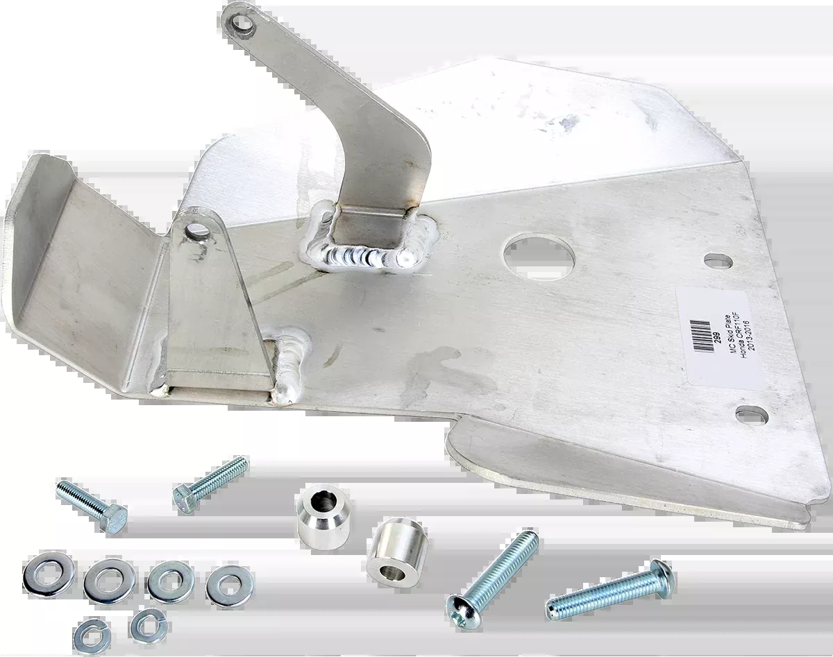 Moose Offroad Skid Plate – Silver – Honda – CRF110F-299