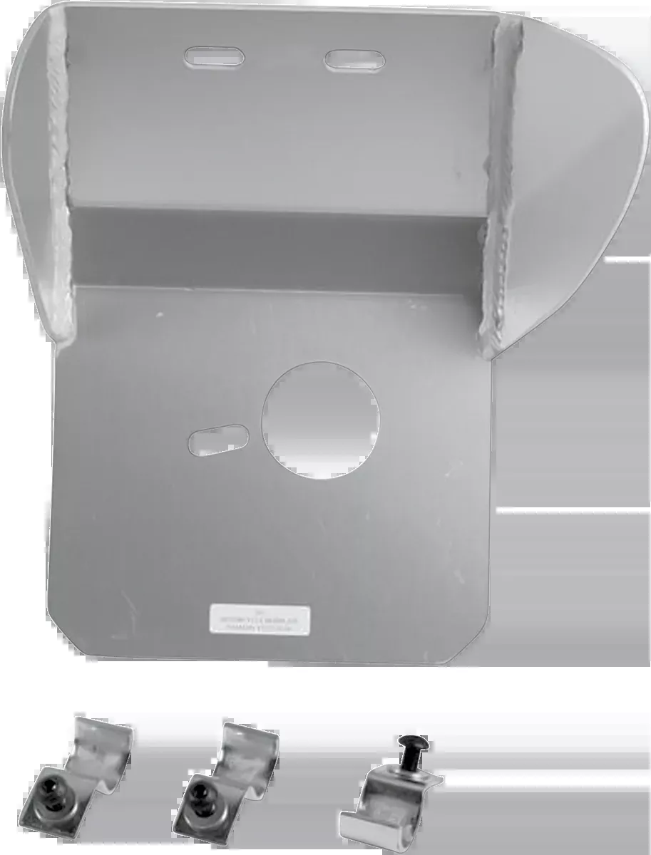 Moose Offroad Skid Plate - Silver - Yamaha - YZ 125-245