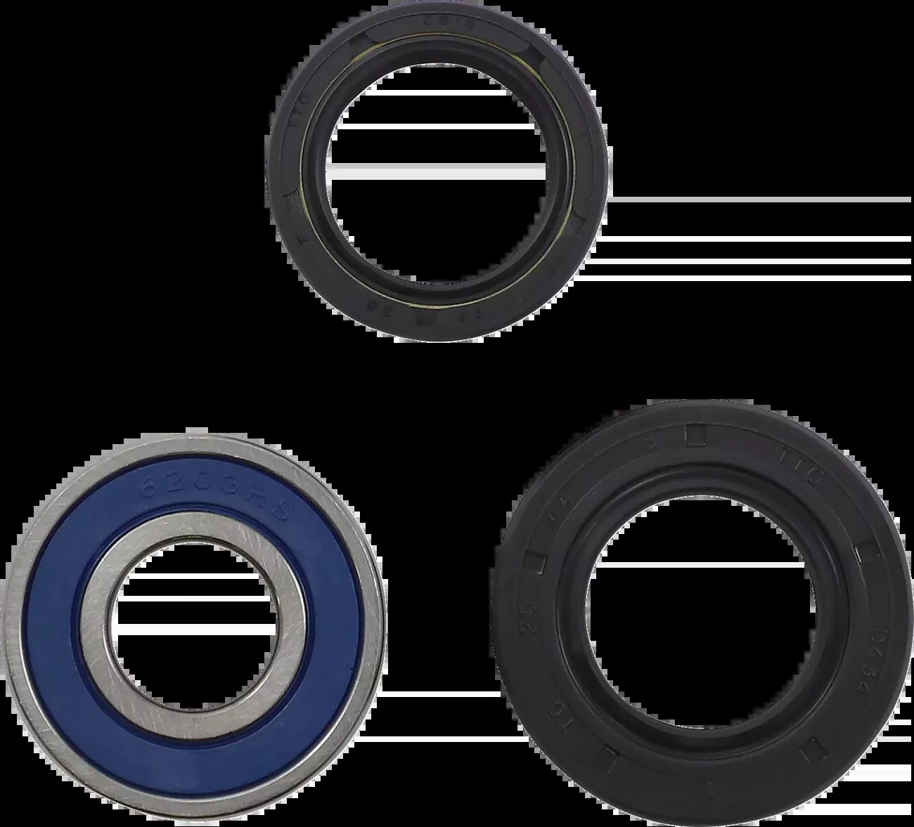 Moose Offroad Steering Stem Bearing Kit - Lower-25-1515