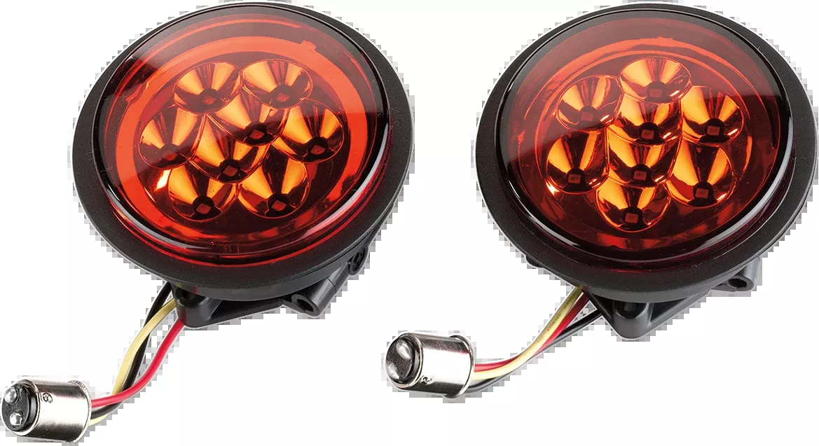 Moose Utility Red Rear LED UTV Side by Side Taillights 2011-22 Can-Am Commander