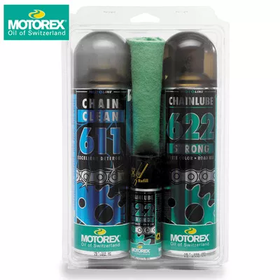 Motorex Street Bike Chain Clean Care Kit