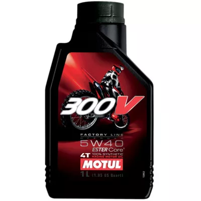 Motul 300V 5W40 Synthetic Ester Motorcycle Oil