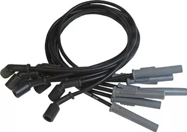 MSD 32823 Black 8.5mm Super Conductor Spark Plug Wire Set, Black, 8 Set