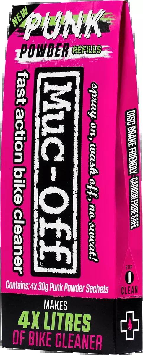 Muc-Off USA Punk Powder Concentrated Cleaner Refill Pack - 4 Pack
