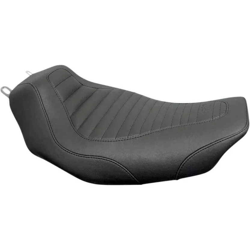 Mustang 76716 Tuck & Roll Tripper Smooth Solo Seat for Harley FLHR FLHX 97-07