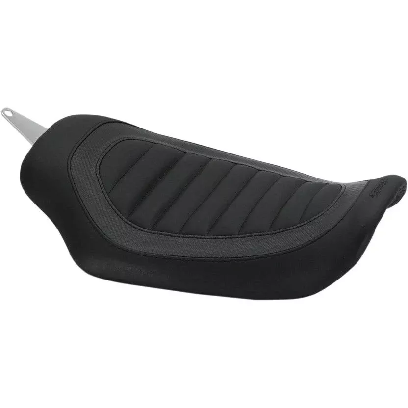 Mustang 76989 Jody Perewitz Signature Low Lean Solo Seat By for Harley Dyna 96-03