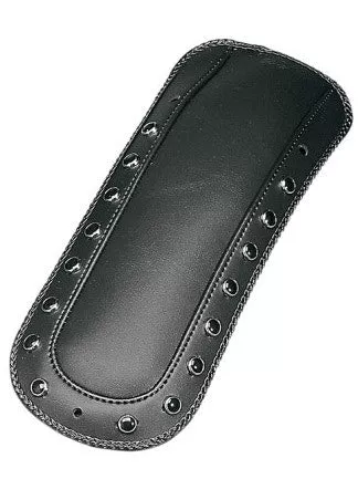 Mustang 78036 Black Studded Fender Bib for Solo Seat Harley 97-18 FLH/T