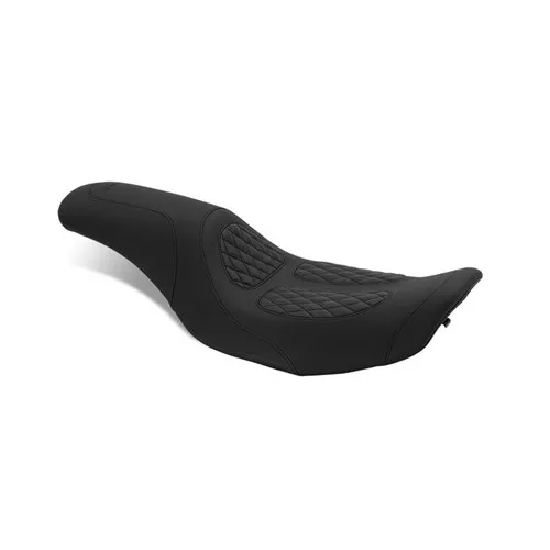 Mustang Dave Perewitz Signature Fastback Seat for 1997-2007 Harley FLHR & FLHX