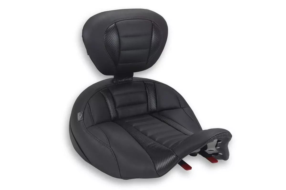 Mustang Deluxe Touring Standard Reach Solo Seat for '24-Up Harley Davidson Road Glide, Street Glide and '23-Up CVO Road Glide (ST) and Street Glide Models (Select Stitching Color)