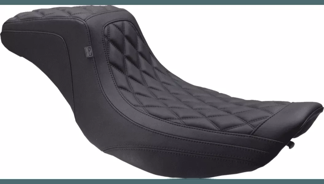 Mustang Double Diamond Squareback Seat for '97-07 Harley Davidson Touring Models