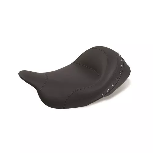 Mustang Solo Seat for 2008-2023 Harley Touring - Black Studs