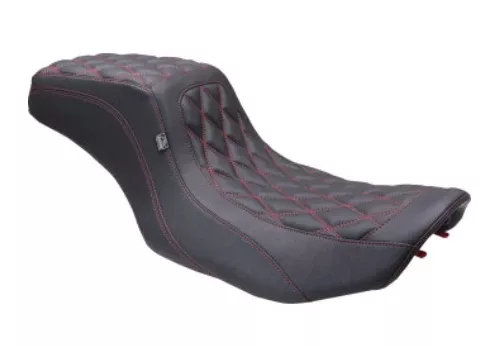 Mustang Squareback Seat – 88415DC For Harley Touring 2023-2026