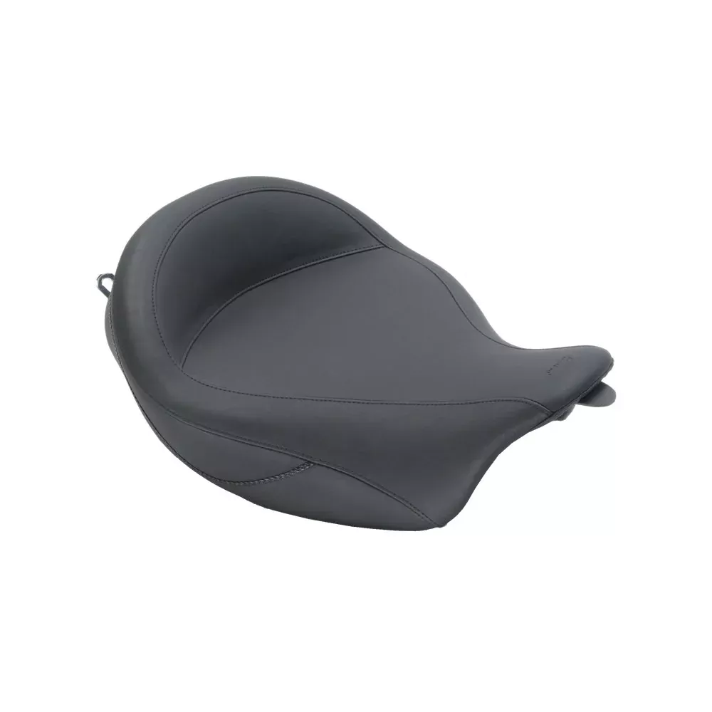 Mustang Super Touring Wide Solo Seat for 2008-25 Harley Touring models – 76067