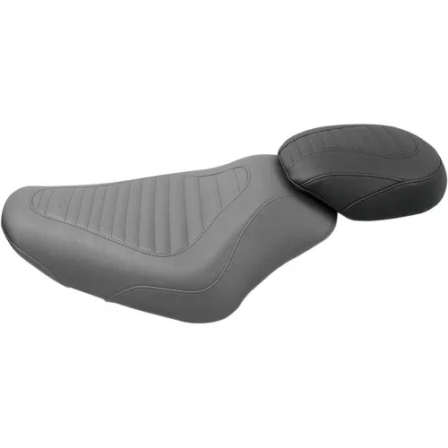 Mustang Tripper Rear Seat for 2004-2020 Harley Sportster - Tuck N Roll