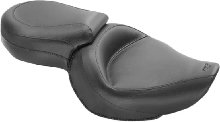 Mustang Vintage Wide Style Seat 4 Harley 04-20 XL W/ 4.5 Gal Tank