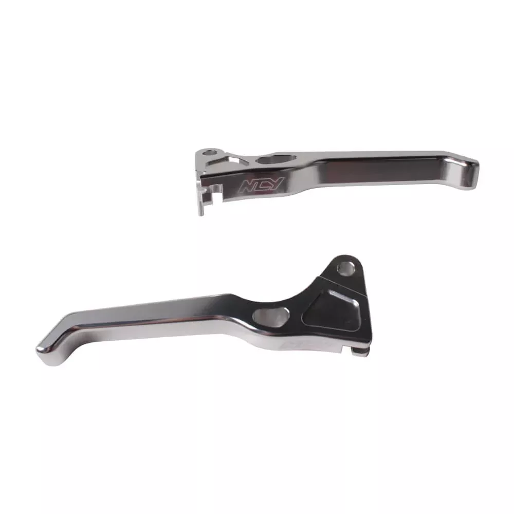 NCY Lever Set (Drum Type, Silver); Honda Ruckus