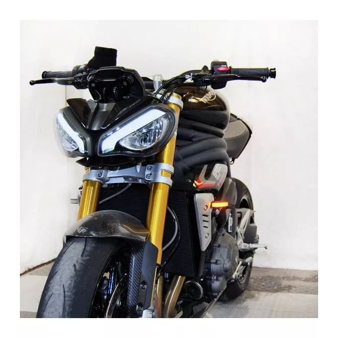 New Rage Cycles LED Front Turn Signals Triumph Speed Triple 1200 RS 2021-2026