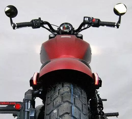 New Rage Cycles Rear LED Turn Signals for '18-24 Indian Scout Bobber