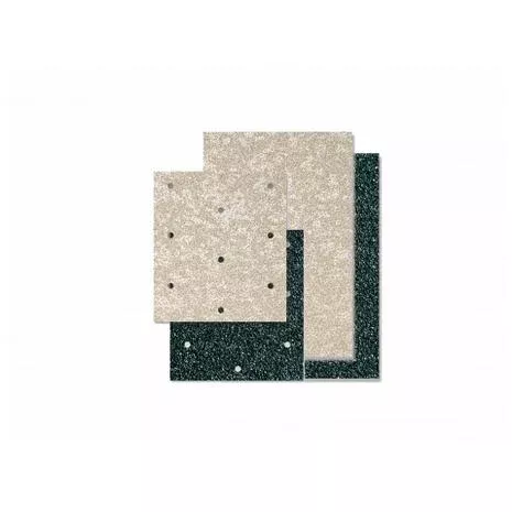 NO SLIP SHEET 47x33 PK/2 BLACK, BLACKBIRD 5072/20 WITH HOLES, BB5072/20