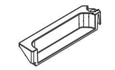 Norcold 628017 Refrigerator Door Handle - Black for N6D Model