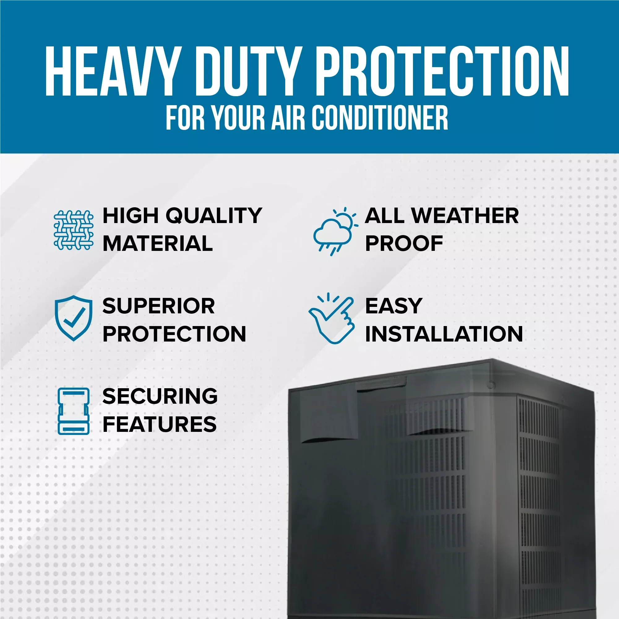 North East Harbor Air Conditioner Cover for Outside Units