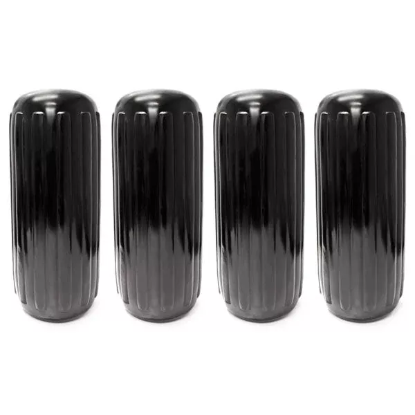 North East Harbor Inflatable Ribbed Boat Fender, 4pcs