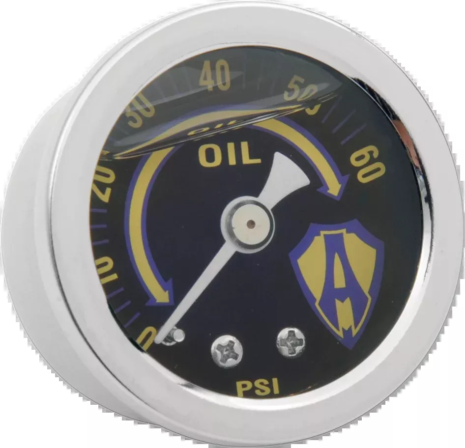 Oil Pressure Gauge Kit - Replacement - Chrome