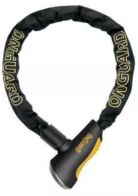 OnGuard 8020 Mastiff SQ Chain with Integrated Lock 3.57' x 10mm