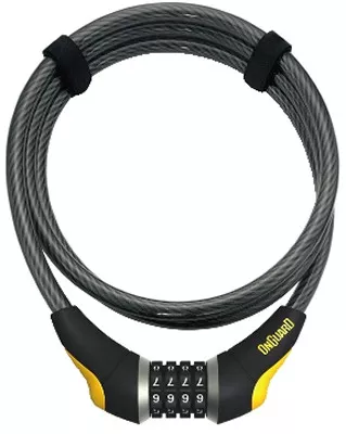 OnGuard 8041 6' Akita Resettable Combo Lock 6' x 12mm