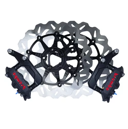 Original Garage OG 13" Complete Radial Big Brake Kit for HarleyDyna & M8 Softail Models - Dual Disc