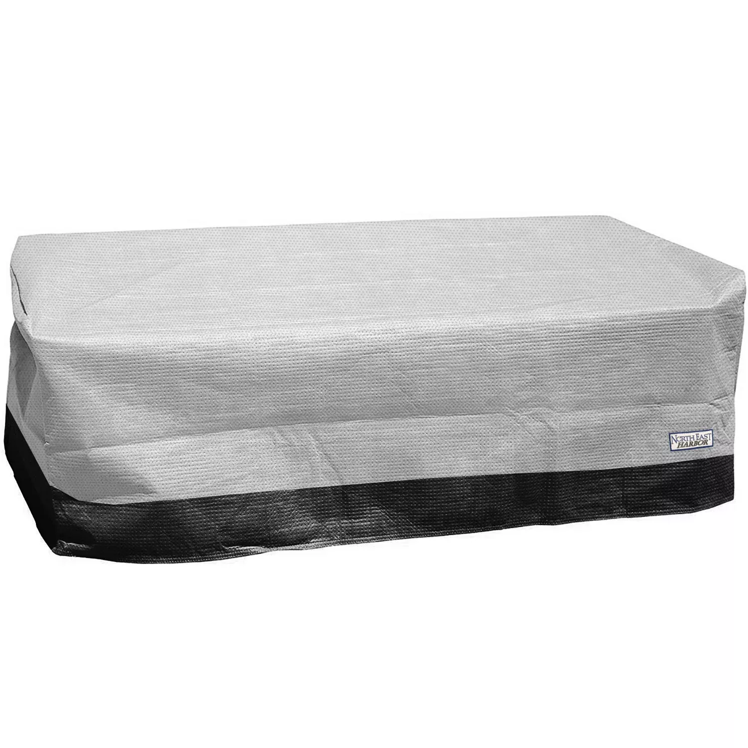 Patio Rectangular Ottoman / Side Table Furniture Cover - 52"L x 30"W x 18"H
