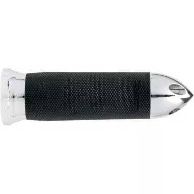 Paul Yaffe GBU-FBW-C Chrome Bullet Hand Grips for Harley Throttle by Wire
