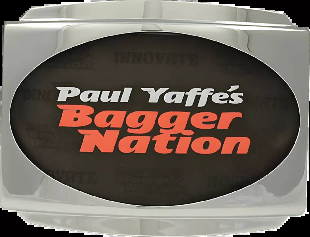 Paul Yaffe Stealth III Chrome License Plate Frame for 2023-2026 Harley Touring