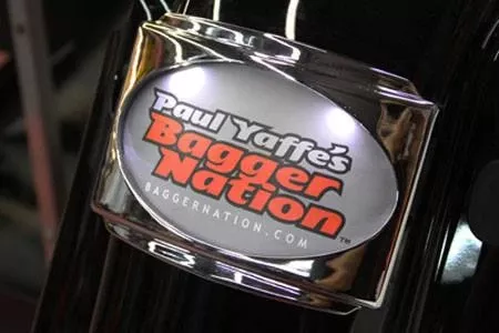 Paul Yaffes Bagger Nation CVO Stealth III License Plate Frame for 2022 – Earlier Harley Davidson CVO Models - Gloss Black