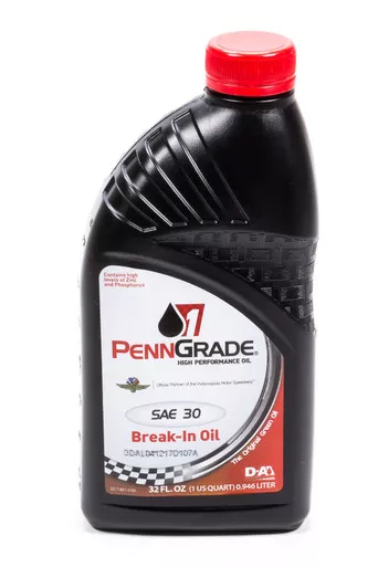 Penngrade 30w Engine Break-In Oil 1 Qt BPO71206