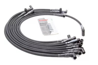 Performance Distributors D.U.I. Live Wires SBC Under Headers HEI 90 Deg Black C9051BK